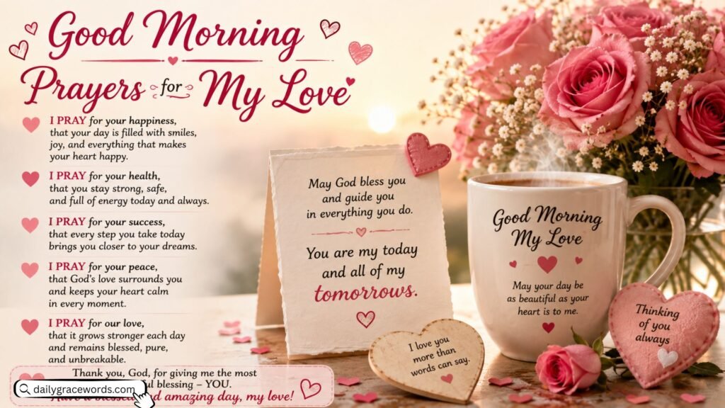 Romantic Good Morning Prayers for My Love